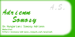 adrienn somosy business card